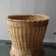 Wicker paper basket