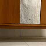 Vintage wardrobe with compass feet from the 60s