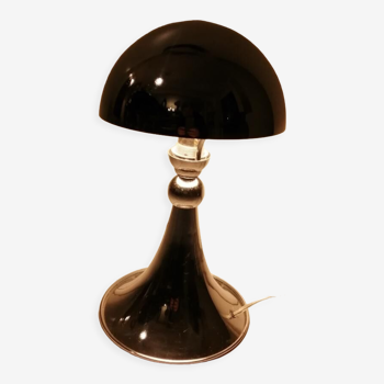 Lampe champignon art déco chromée