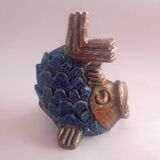 Studio PotteryCeramic Fish Figurine Sculpture Swedish