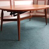Table low vintage Scandinavian modular transformable liftable SMØRREBRØD