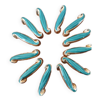 Set of twelve knife holders