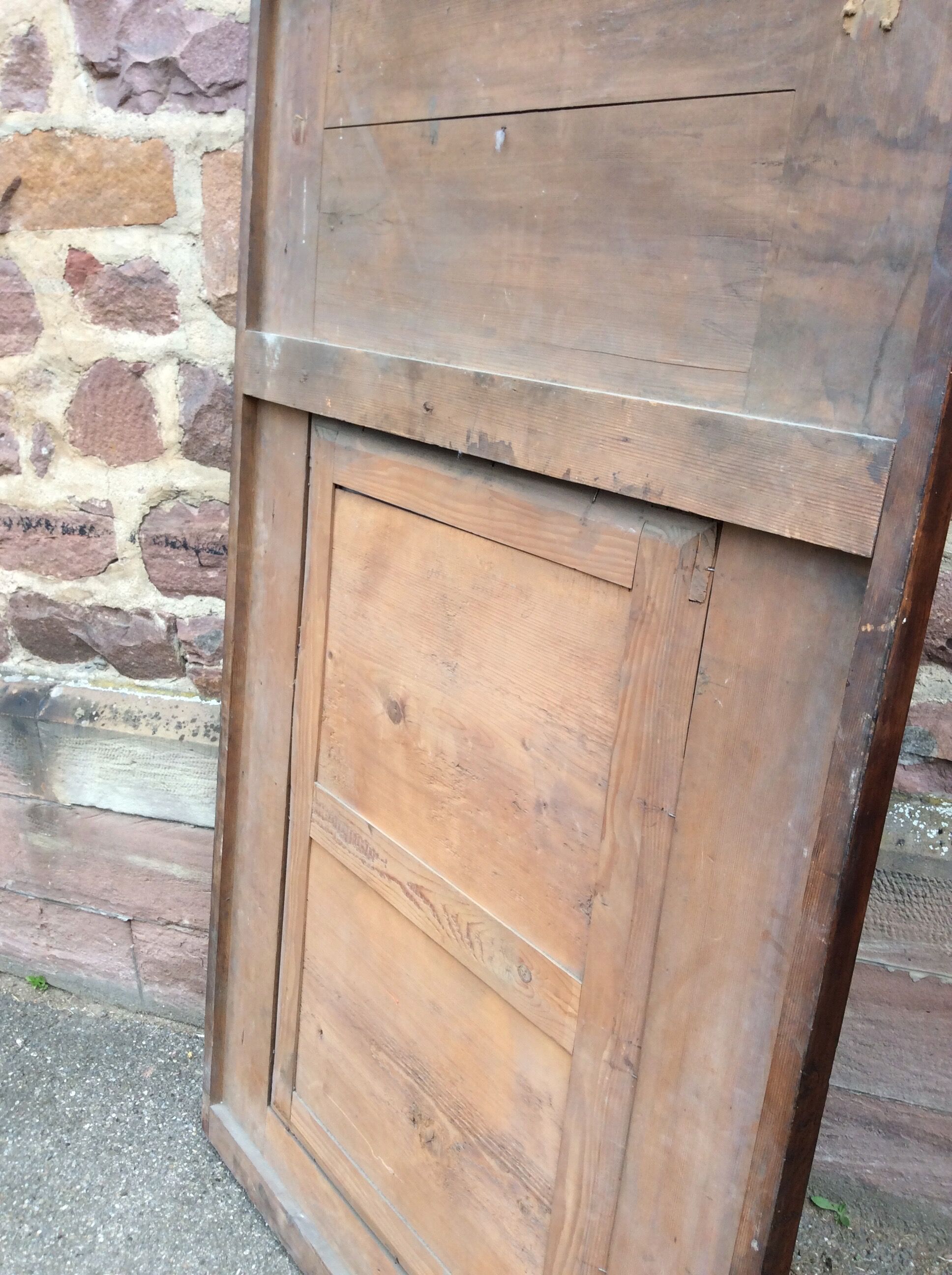 Mirror trumeau Empire biedermeir walnut - 170x100cm