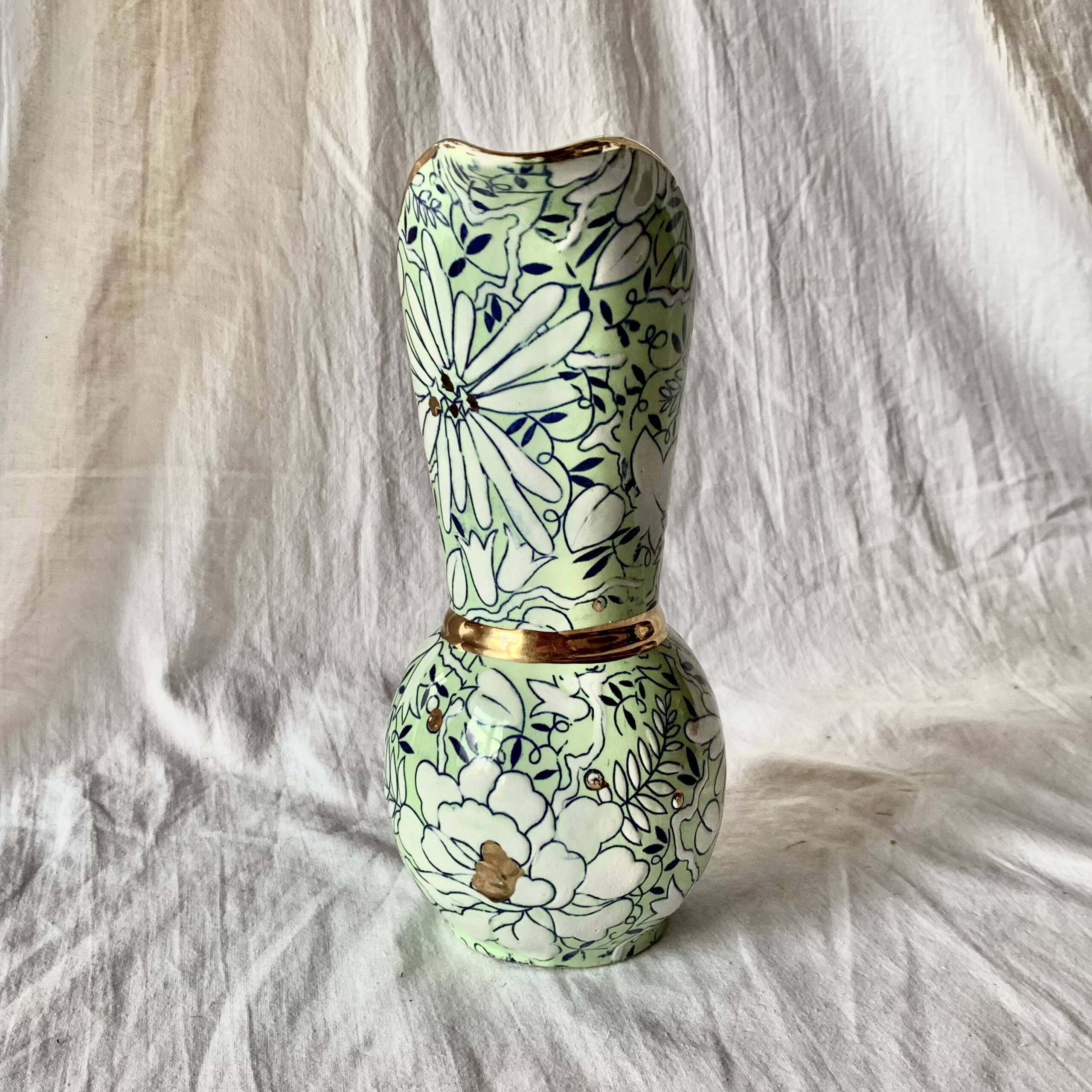 Art Deco vase or pitcher Raymond Chevallier for Boch La Louvière