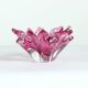 Bol en verre d’art rose des années 1960, Frantisek Zemek Tchécoslovaquie