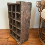 Old wooden bottle locker