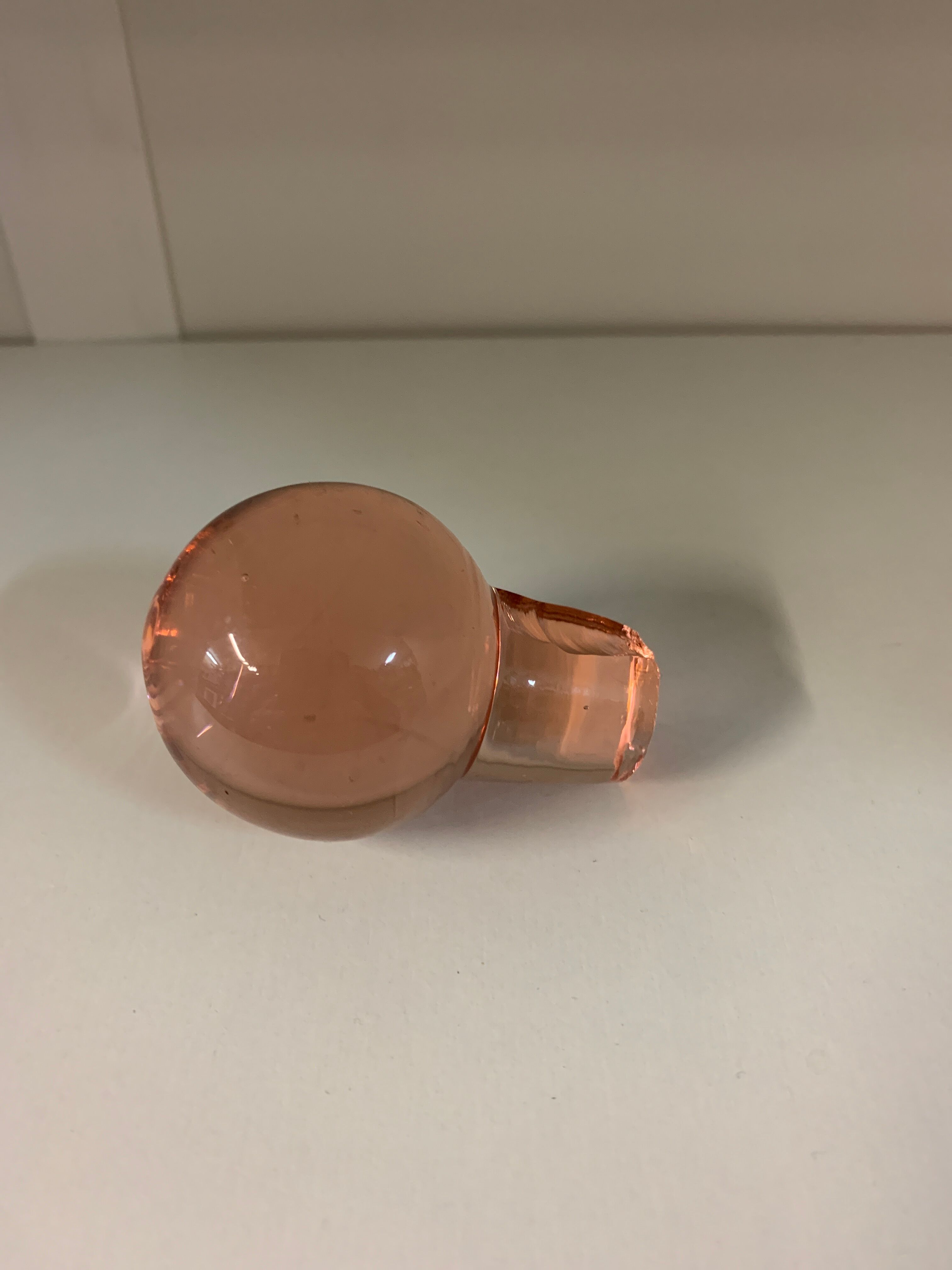 Carafe rose pale 1970