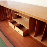 Vintage Scandinavian secretary in teak