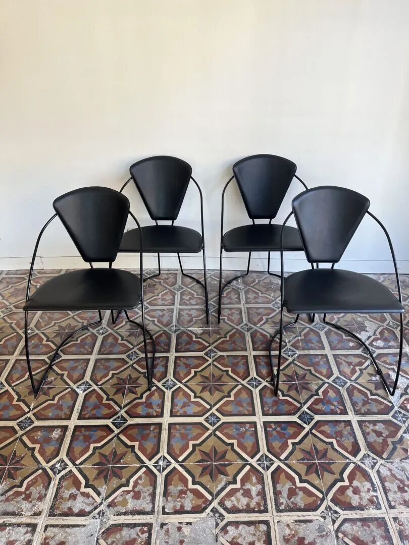 ‘Linda’ dining chairs – Arrben (Italy, ’80s)