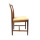 Set of 4 Scandinavian walnut chairs, Linde Nilsson, Lammhult, Sweden