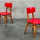 Pair of chairs TON (Thonet) red
