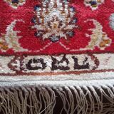 Handmade silk cashmere rug 125x76cm