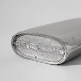 Polished Aluminum Flat Tall Vase