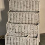 Rattan mail holder