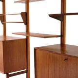 Mid-Century Danish Modern Teak Wall Unit System, 1970's