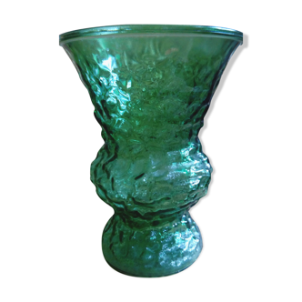 Vintage green vase