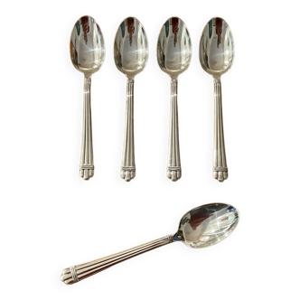 Christofle aria 4 coffee tea spoons 12.5 cm new condition