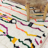 Handmade moroccan berber carpet 170 x 100 cm