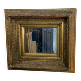 Gilded mirror - mercury glass - 52 x 46