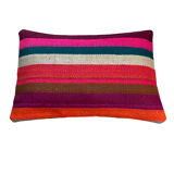 Vintage turkish kilim cushion cover, 30 x 50 cm