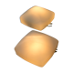 Set of two flush mounts or wall lamps, czechoslovakia, 1960s