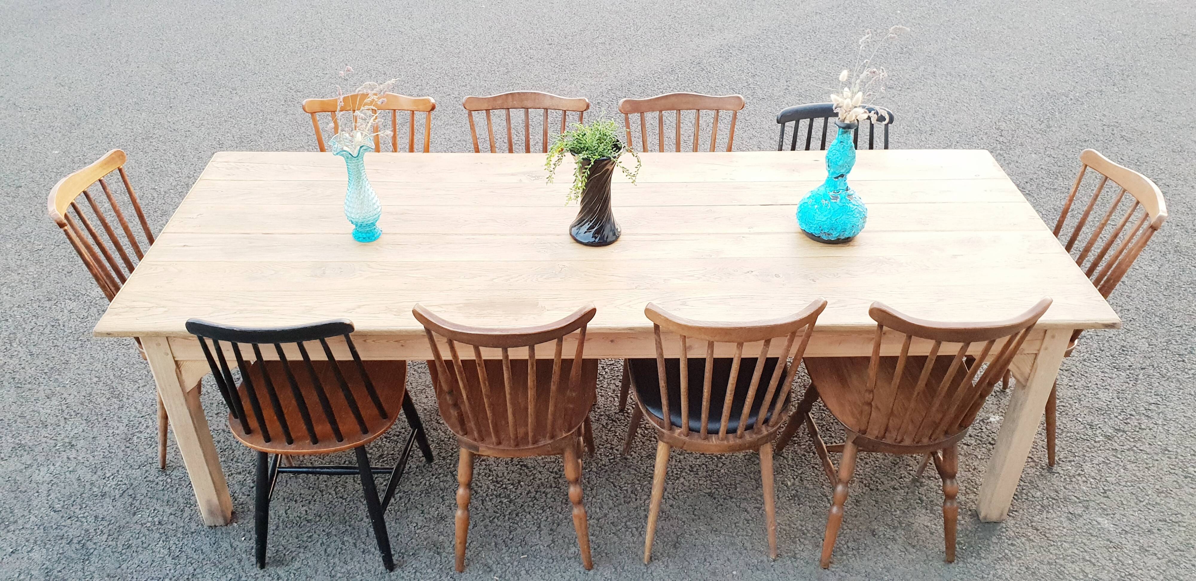 Vintage farm table