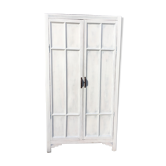 Armoire parisienne 2 portes blanc écru