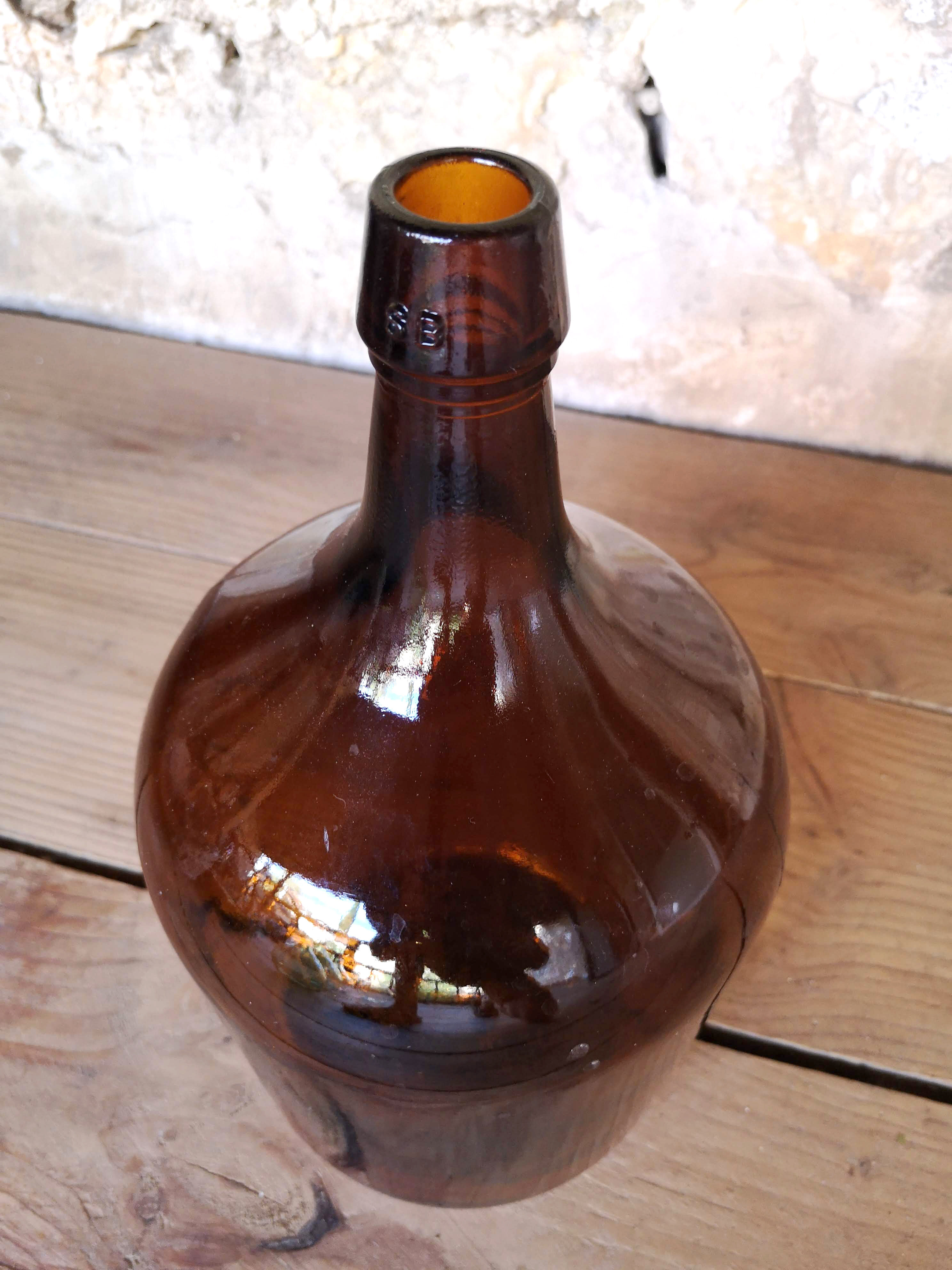Demijohn 6L amber