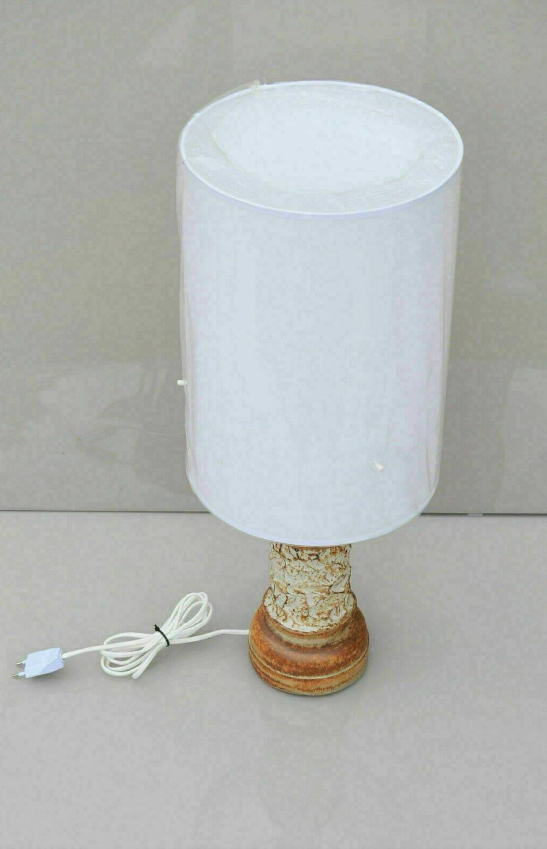Vintage Danish Style Table Lamp Ego Stengods Atelje Sweden 1960s, Stonewar