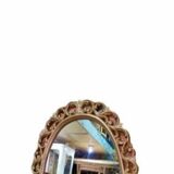 Oval gilded mirror