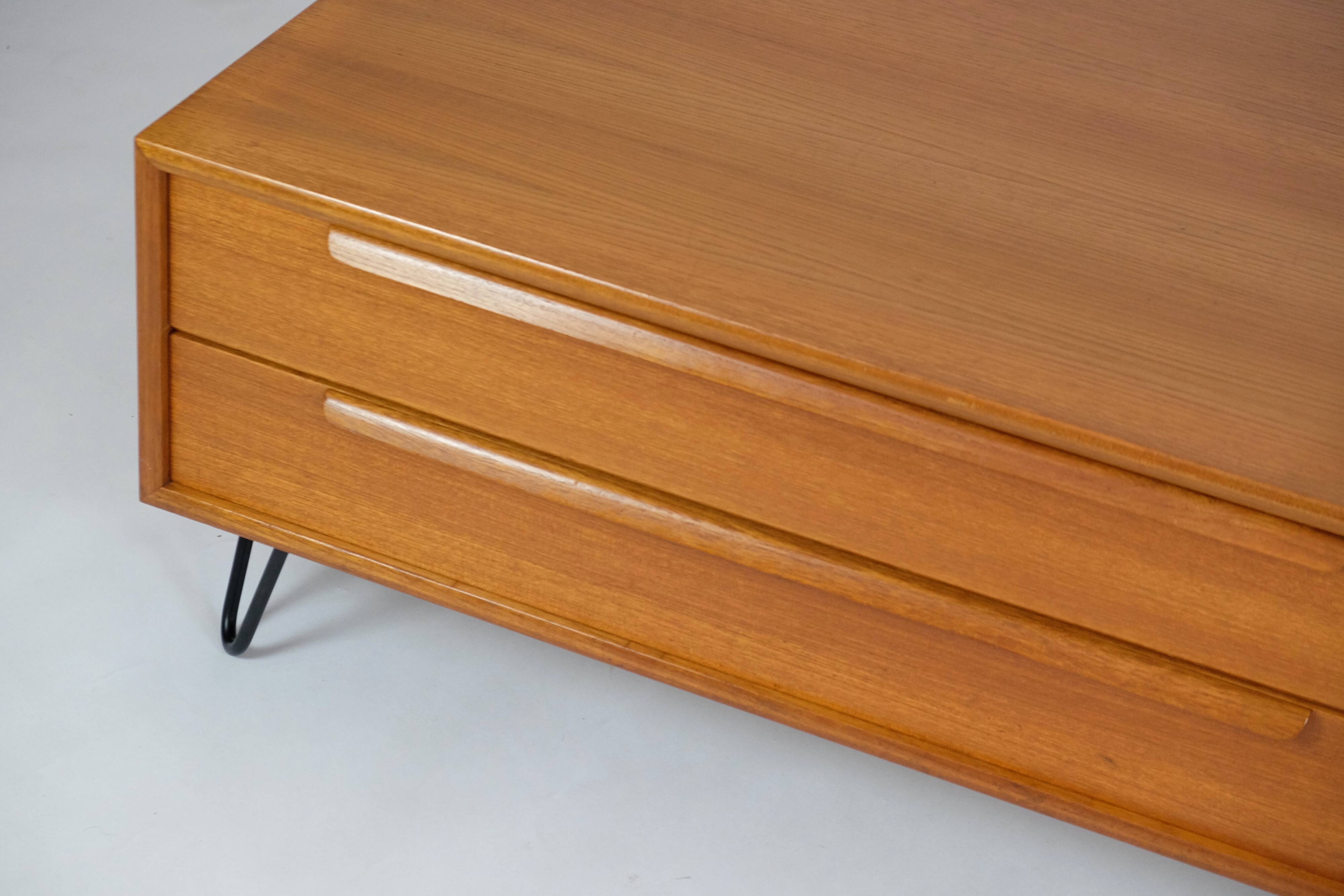 Mid-Century Teak HiFi Lowboard by WK Möbel - 1960s