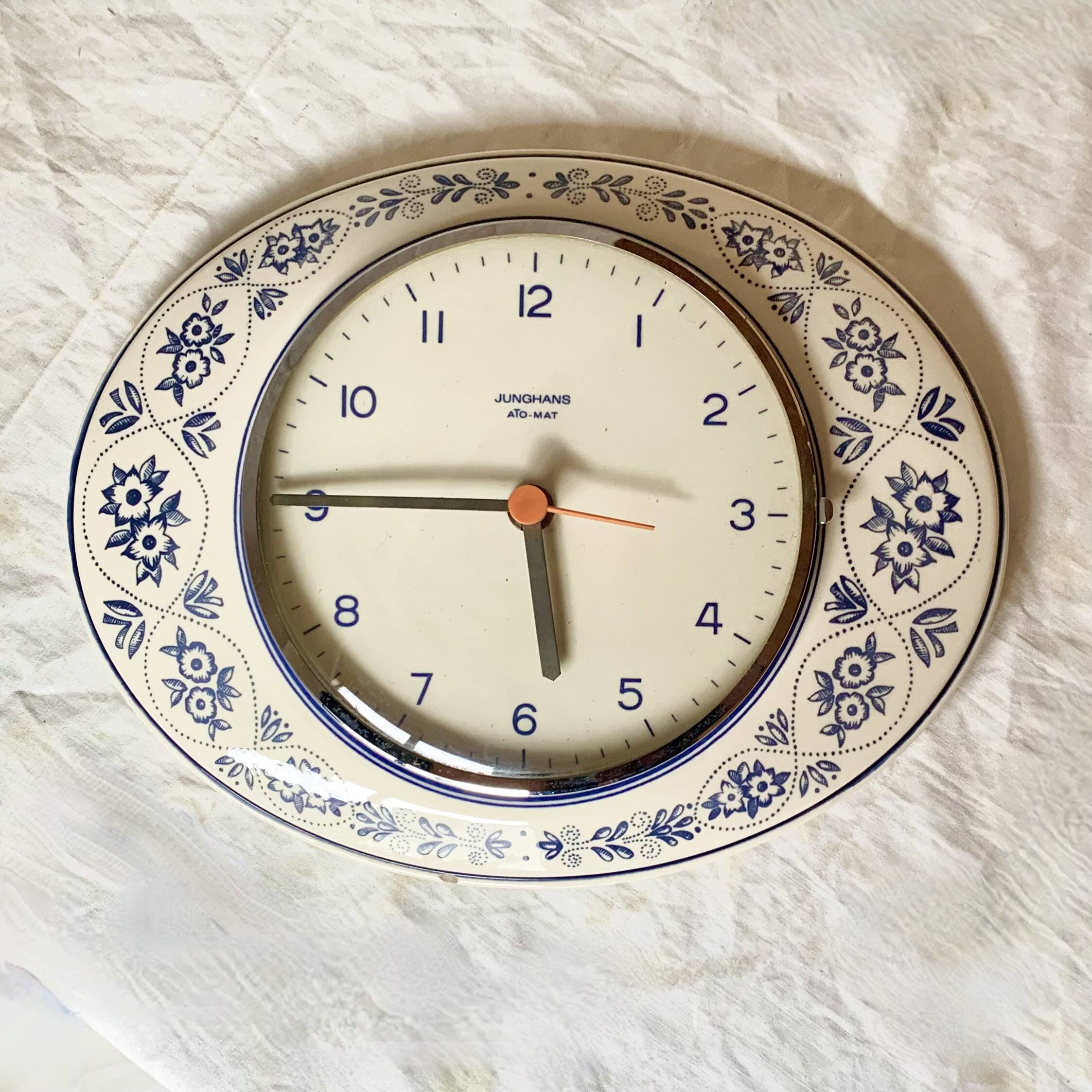 Junghans vintage ceramic wall clock