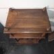 Antique walnut music cabinet