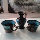 Vallauris cup and vase set