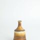 Suite de 4 vases de collection Mid-Century scandinave en grès marron par Gunnar Borg