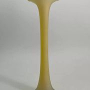 Vase années 70 en verre soufflé
