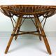 Vintage bamboo and rattan table 1960