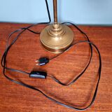 Art Deco brass and glass desk lamp signed "Frères Muller", 1920s