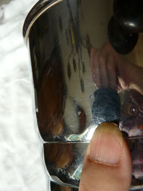 Ice in chromed metal and macassar ebony and pliers bucket