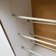 1980s Scandinavian wooden shoe storage cabinet dresser