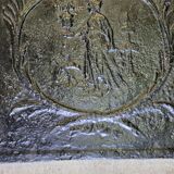 Small fireplace plate character decor of the XlX th siecle n5
