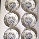 Set of 6 Lancaster Sarreguemines dessert plates