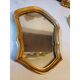 Lot de 6 miroirs bois et stuc doré