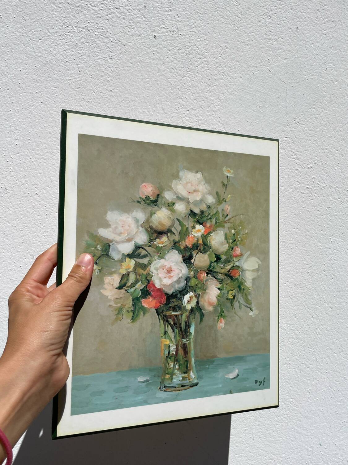 Museum painting reproduction bouquet