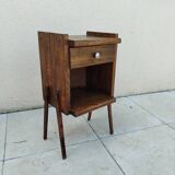 Old vintage bedside table from the reconstruction period