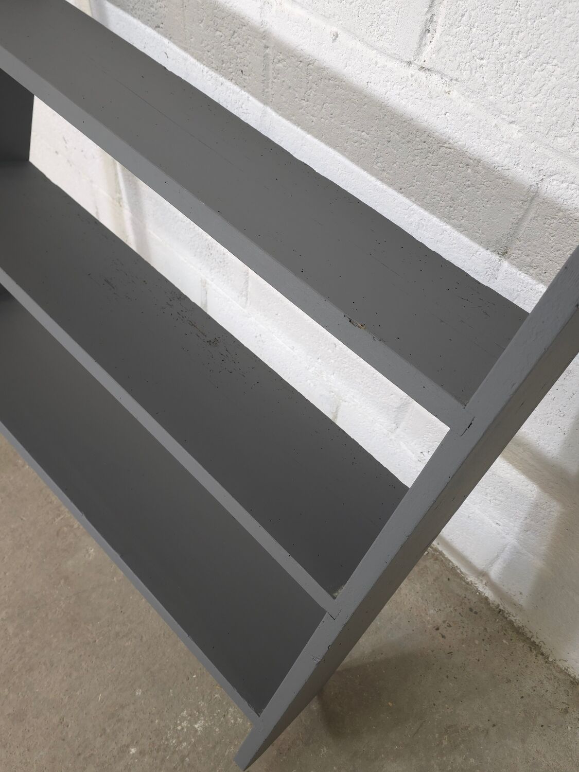 Antique grey kitchen shelf / wall shelf