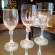Set of 17 glasses in ancient crystal