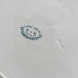 4 flat ironstone plates “Empire” Salins