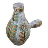 Vintage 1960 ceramic jug by Joel Baudoin.