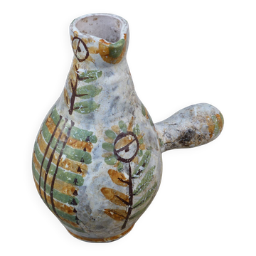 Vintage 1960 ceramic jug by Joel Baudoin.